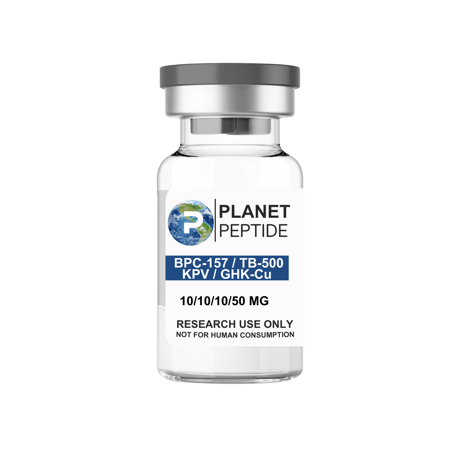 BPC-157 / TB-500 / KPV / GHK-Cu 10/10/10/50
